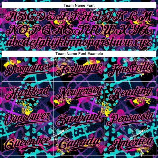 Φιγούρες Αυθεντικά Γεωμετρικά Προσαρμοσμένα Δημιουργικά Γκράφιτι Μπέιζμπολ Καρδιές Τζέρσεϊ Αστέρια Μοτίβο Μαύρο-Ροζ 3D Φιγούρες Αυθεντικά Γεωμετρικά Προσαρμοσμένα Δημιουργικά Γκράφιτι Μπέιζμπολ Καρδιές Τζέρσεϊ Αστέρια Μοτίβο Μαύρο-Ροζ 3D