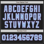 Αυθεντικό προσαρμοσμένο φως μπέιζμπολ μαύρο φανέλα μπλε-μωβ δύο Αυθεντικό προσαρμοσμένο φως μπέιζμπολ μαύρο φανέλα μπλε-μωβ δύο