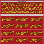 Κόκκινη ριγέ χρυσή φανέλα μπέιζμπολ, χρυσό-μαύρο, αυθεντικό Κόκκινη ριγέ χρυσή φανέλα μπέιζμπολ, χρυσό-μαύρο, αυθεντικό