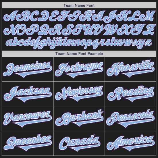 Αυθεντικό προσαρμοσμένο φως μπέιζμπολ μαύρο φανέλα μπλε-μωβ δύο Αυθεντικό προσαρμοσμένο φως μπέιζμπολ μαύρο φανέλα μπλε-μωβ δύο