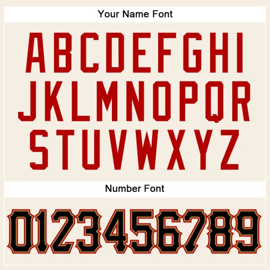 Τζέρσεϊ Αυθεντικό Κρεμ Custom Μαύρο-Κόκκινο Αμάνικο Μπέιζμπολ Τζέρσεϊ Αυθεντικό Κρεμ Custom Μαύρο-Κόκκινο Αμάνικο Μπέιζμπολ