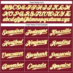 Αμάνικη φανέλα μπέιζμπολ σε λευκό-χρυσό χρώμα, αυθεντικό βυσσινί, custom Αμάνικη φανέλα μπέιζμπολ σε λευκό-χρυσό χρώμα, αυθεντικό βυσσινί, custom