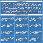 Αμάνικο τζέρσεϊ με πούδρα Custom Baseball White-Blue Authentic Blue Αμάνικο τζέρσεϊ με πούδρα Custom Baseball White-Blue Authentic Blue