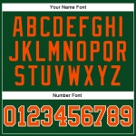 Πράσινο Αυθεντικό Πορτοκαλί-Λευκό Φανελάκι Μπέιζμπολ Custom Αμάνικο Πράσινο Αυθεντικό Πορτοκαλί-Λευκό Φανελάκι Μπέιζμπολ Custom Αμάνικο