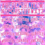 Προσαρμοσμένη αυθεντική φανέλα βαφής 3D ροζ-λευκή γραβάτα μπέιζμπολ Προσαρμοσμένη αυθεντική φανέλα βαφής 3D ροζ-λευκή γραβάτα μπέιζμπολ