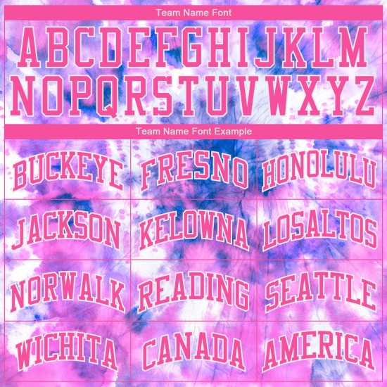 Προσαρμοσμένη αυθεντική φανέλα βαφής 3D ροζ-λευκή γραβάτα μπέιζμπολ Προσαρμοσμένη αυθεντική φανέλα βαφής 3D ροζ-λευκή γραβάτα μπέιζμπολ