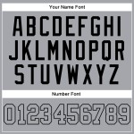 Αυθεντική προσαρμοσμένη αμάνικη φανέλα μπέιζμπολ γκρι-μαύρη Αυθεντική προσαρμοσμένη αμάνικη φανέλα μπέιζμπολ γκρι-μαύρη