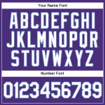 Μπλε Λευκό-Ανοιχτό Μωβ Τζέρσεϊ Μπέιζμπολ Authentic Μπλε Λευκό-Ανοιχτό Μωβ Τζέρσεϊ Μπέιζμπολ Authentic