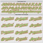 Μπέιζμπολ με ρίγες και κόκκινα μανίκια, αυθεντικό λευκό κόκκινο-νέον ραγκλάν πράσινο, custom Μπέιζμπολ με ρίγες και κόκκινα μανίκια, αυθεντικό λευκό κόκκινο-νέον ραγκλάν πράσινο, custom