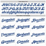 Τζέρσεϊ Μπέιζμπολ Αυθεντικό Λευκό Προσαρμοσμένο Ρουαγιάλ-Κόκκινο Αμάνικο Τζέρσεϊ Μπέιζμπολ Αυθεντικό Λευκό Προσαρμοσμένο Ρουαγιάλ-Κόκκινο Αμάνικο