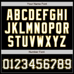 Μπέιζμπολ Λευκό-Χρυσό Μαύρο Προσαρμοσμένο Αυθεντικό Τζέρσεϊ Μπέιζμπολ Λευκό-Χρυσό Μαύρο Προσαρμοσμένο Αυθεντικό Τζέρσεϊ