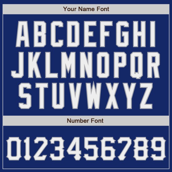 Αυθεντική Royal Custom Jersey Λευκό-Γκρι Μπέιζμπολ Αυθεντική Royal Custom Jersey Λευκό-Γκρι Μπέιζμπολ