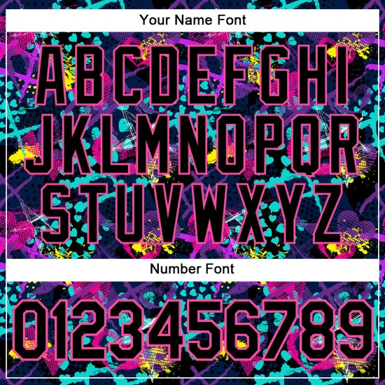 Φιγούρες Αυθεντικά Γεωμετρικά Προσαρμοσμένα Δημιουργικά Γκράφιτι Μπέιζμπολ Καρδιές Τζέρσεϊ Αστέρια Μοτίβο Μαύρο-Ροζ 3D Φιγούρες Αυθεντικά Γεωμετρικά Προσαρμοσμένα Δημιουργικά Γκράφιτι Μπέιζμπολ Καρδιές Τζέρσεϊ Αστέρια Μοτίβο Μαύρο-Ροζ 3D