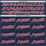 Μπλε Αυθεντική Φανέλα Μπέιζμπολ Custom Crimson-White Μπλε Αυθεντική Φανέλα Μπέιζμπολ Custom Crimson-White