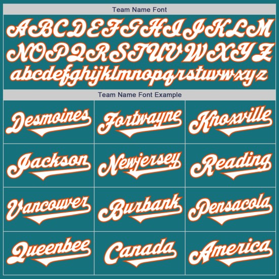 Φανέλα μπέιζμπολ σε λευκό-πορτοκαλί χρώμα, προσαρμοσμένης απόχρωσης, δύο αυθεντικές γαλαζοπράσινες αποχρώσεις Φανέλα μπέιζμπολ σε λευκό-πορτοκαλί χρώμα, προσαρμοσμένης απόχρωσης, δύο αυθεντικές γαλαζοπράσινες αποχρώσεις