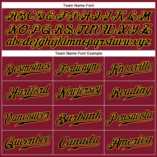 Αμάνικη φανέλα μπέιζμπολ μαύρο-χρυσό βυσσινί Custom Authentic Αμάνικη φανέλα μπέιζμπολ μαύρο-χρυσό βυσσινί Custom Authentic