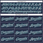 Τζέρσεϊ Μπέιζμπολ Μπλε Γκρι-Τιλέ Αυθεντικό Αμάνικο Τζέρσεϊ Μπέιζμπολ Μπλε Γκρι-Τιλέ Αυθεντικό Αμάνικο