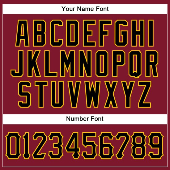 Αμάνικη φανέλα μπέιζμπολ μαύρο-χρυσό βυσσινί Custom Authentic Αμάνικη φανέλα μπέιζμπολ μαύρο-χρυσό βυσσινί Custom Authentic